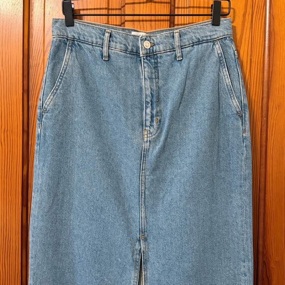 New Derek Lam 10 Crosby Denim Maxi Skirt - Sutton Vintage - Cotton NWT